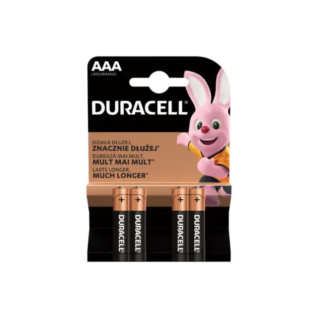 Duracell AAA Batteries, 4-pack